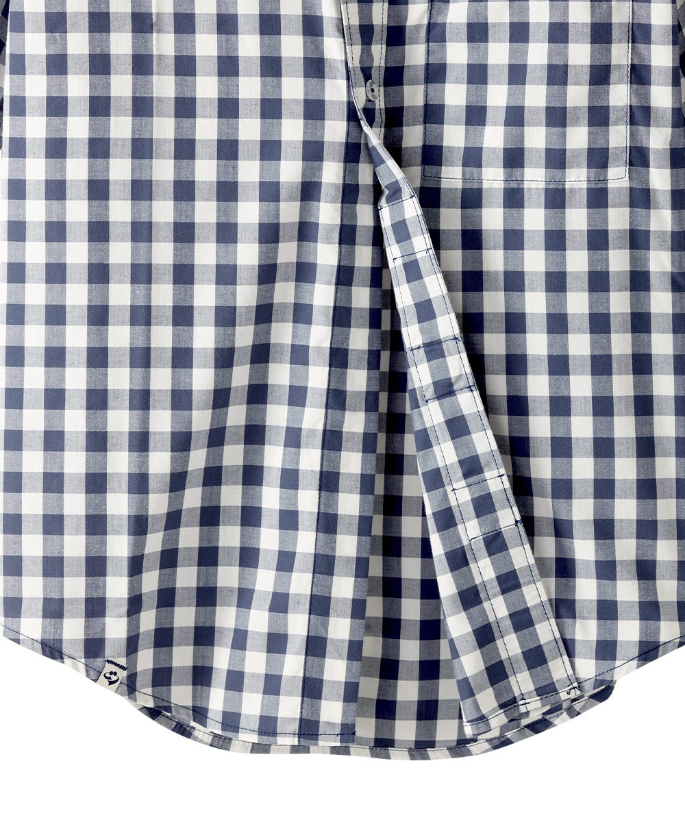 Magnetic Buttons Men's Short Sleeve Shirt