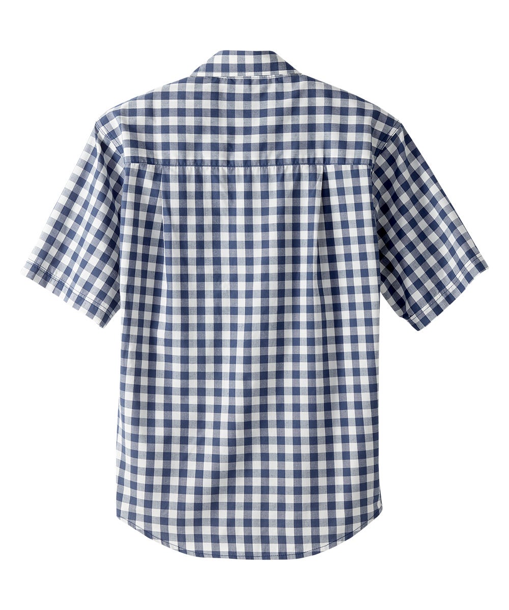 Magnetic Buttons Men's Short Sleeve Shirt