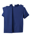 Men's Classic Open Back Short Sleeve Polo Shirt
