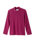 Men's Adaptive Open Back Polo Shirt with Long Sleeves - Clearance
