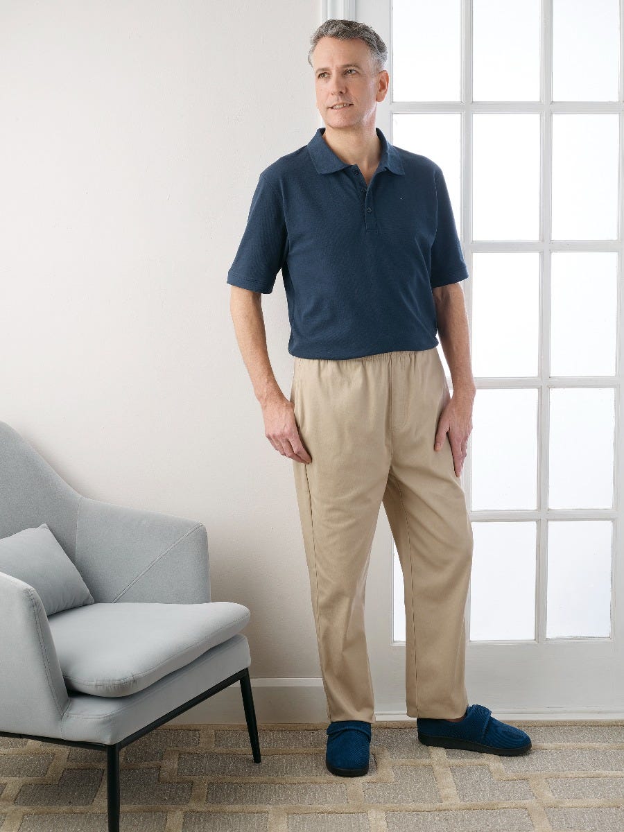 Men's Stay Dressed Jumpsuit with Short Sleeve Polo Shirt - Clearance