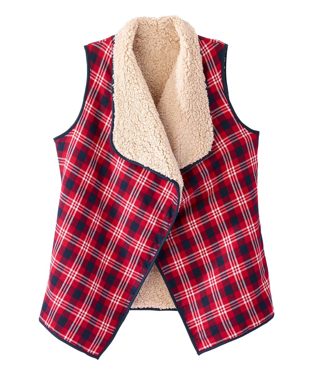 Women's Reversible Sleeveless Shrug - Silverts 6