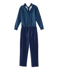 Men's Stay Dressed Jumpsuit with Long Sleeve Polo Shirt