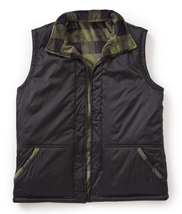 Men's Reversible Magnetic Front Vest