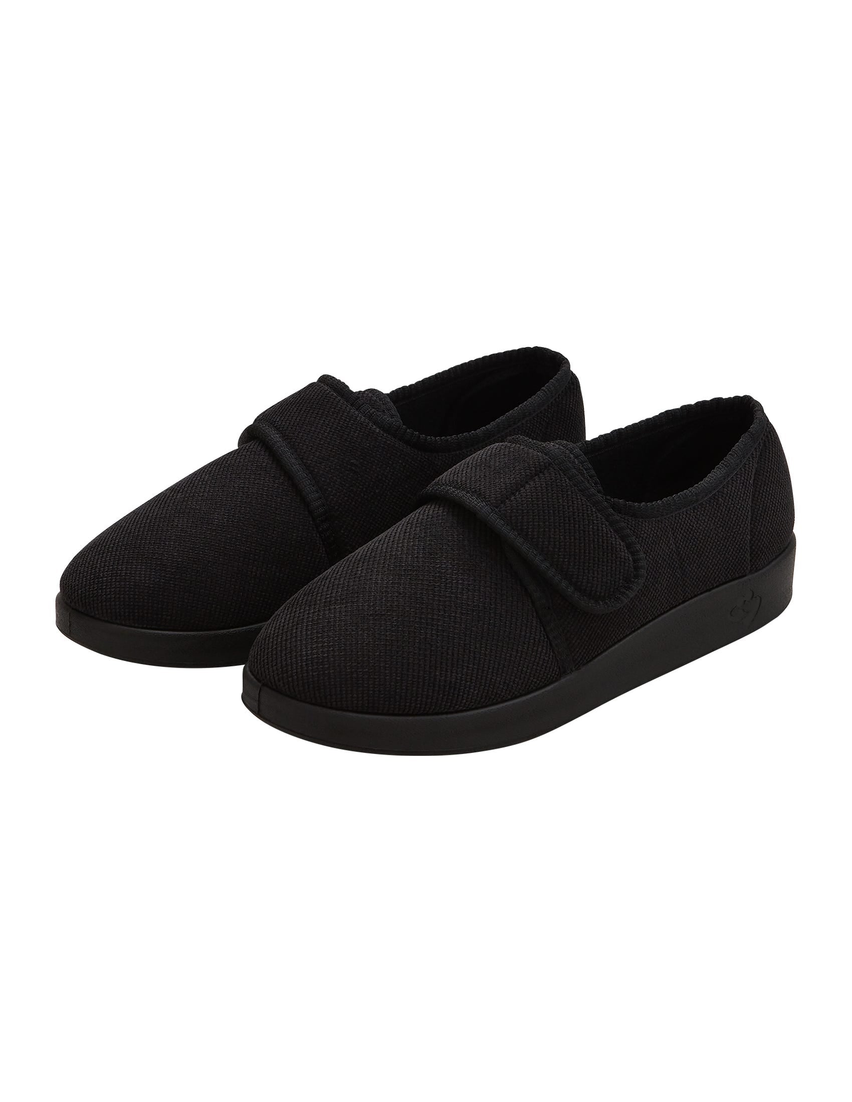 Men’s Soft Slippers with Easy Closures – Adjustable Fit (Regular to Extra Wide)