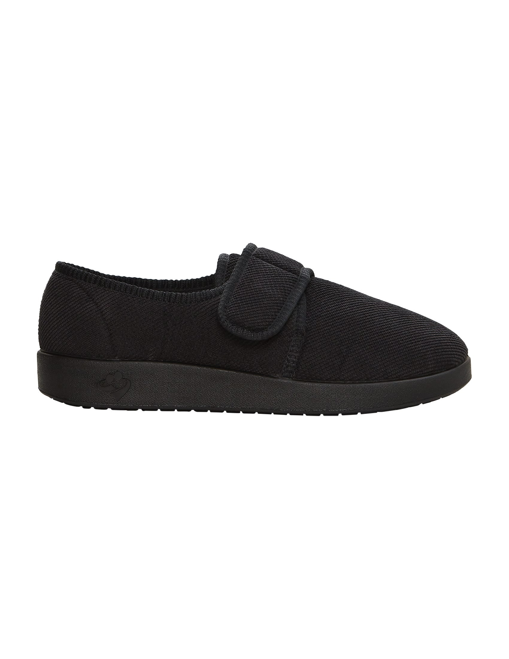 Men’s Soft Slippers with Easy Closures – Adjustable Fit (Regular to Extra Wide)