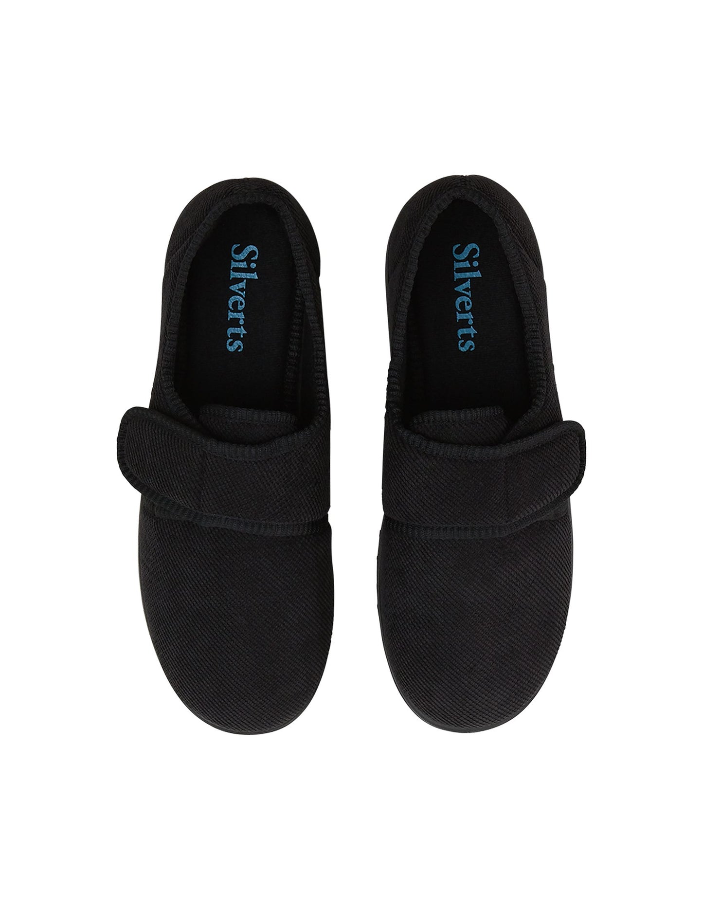Men’s Soft Slippers with Easy Closures – Adjustable Fit (Regular to Extra Wide)