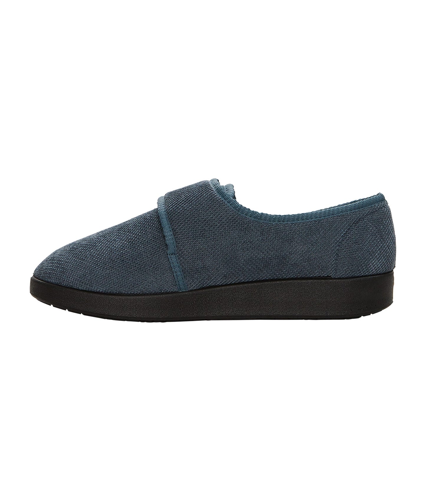 Men’s Soft Slippers with Easy Closures – Adjustable Fit (Regular to Extra Wide)