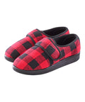 Men’s Soft Slippers with Easy Closures – Adjustable Fit (Regular to Extra Wide)