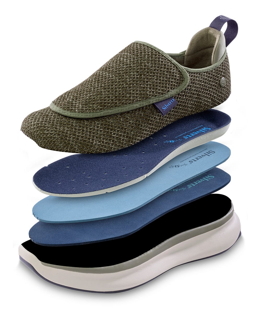 Men’s Comfort Shoes with Easy Closures – Adjustable Fit (Regular to Extra Wide)