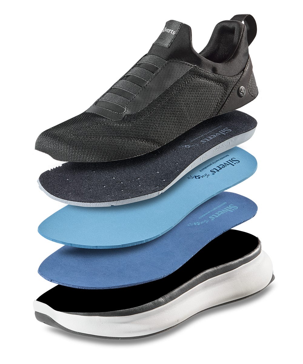 Men’s Slip-On Sneakers – Adjustable Fit (Regular to Extra Wide)