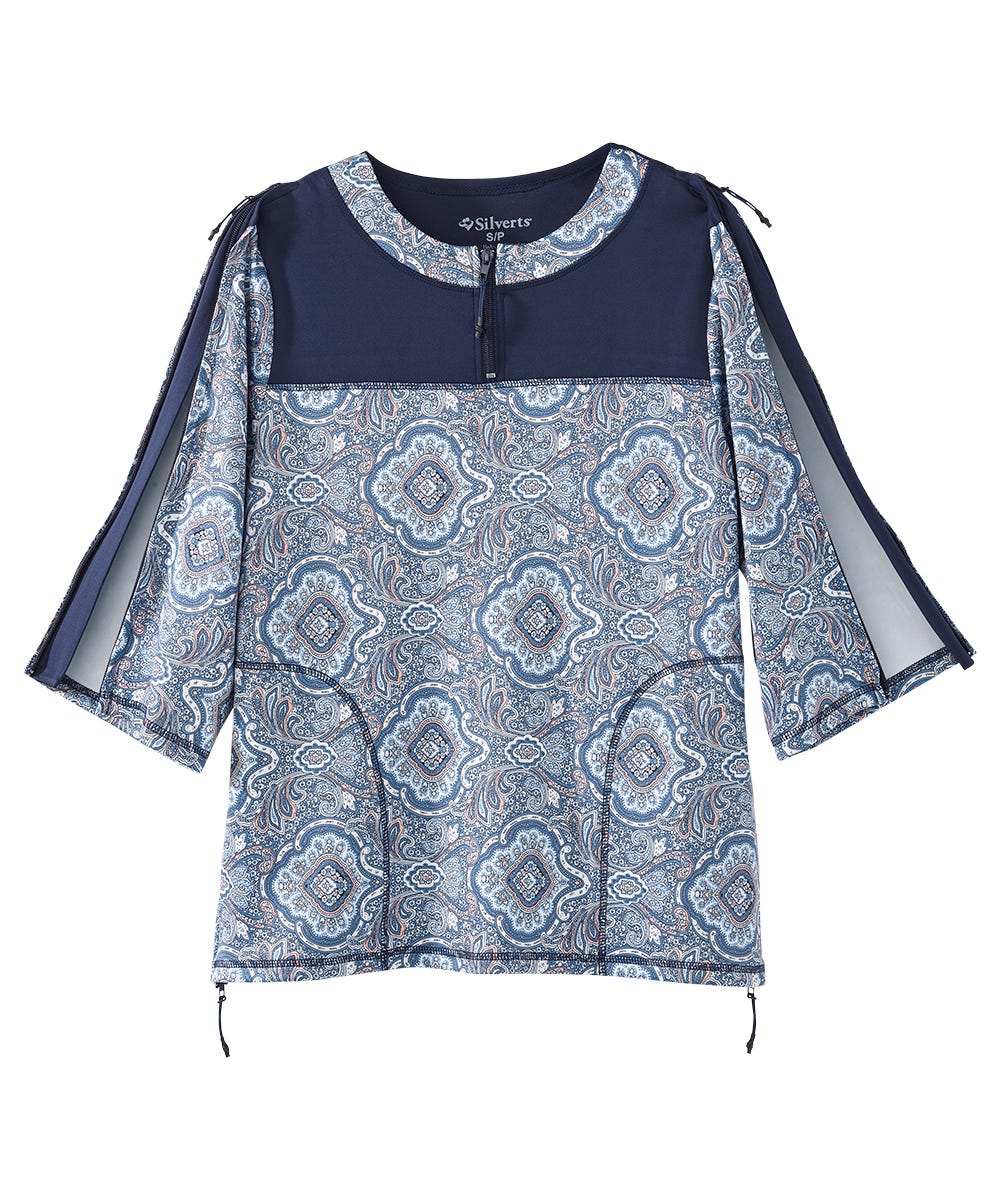 Women's Post Surgery 1/4 Zip Recovery Top