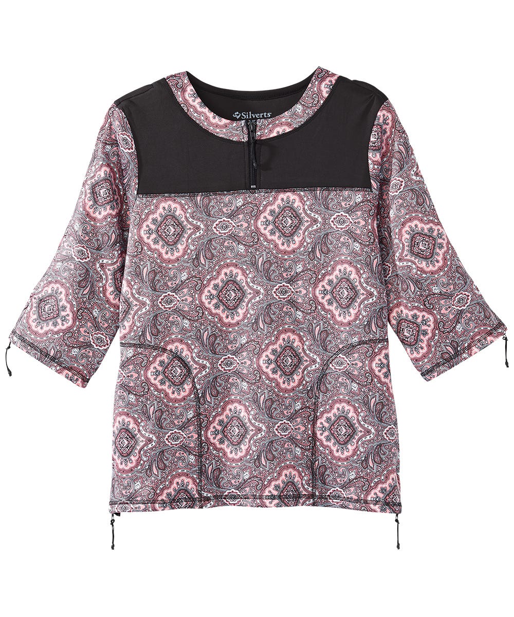 Women's Post Surgery 1/4 Zip Recovery Top