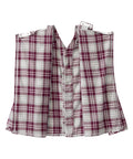 Men's Open Back Top & Pull-On Pant Flannel Pajama Set