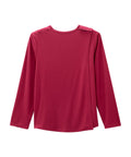 Women's Open Back 3-Button Front Embroidery Top