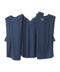 Women's Open Back V-Neck Embellished Top
